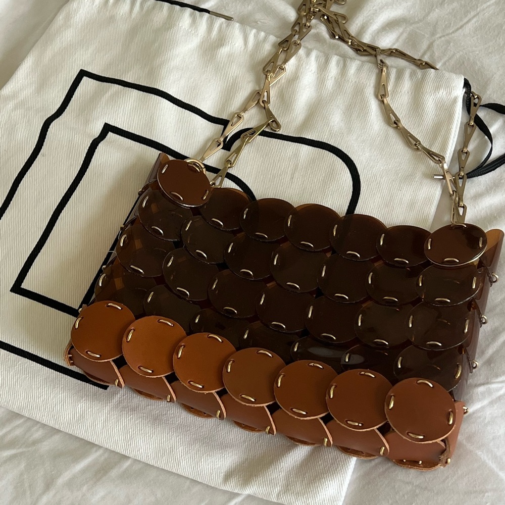 SOLD Paco Robanne Disc Tote